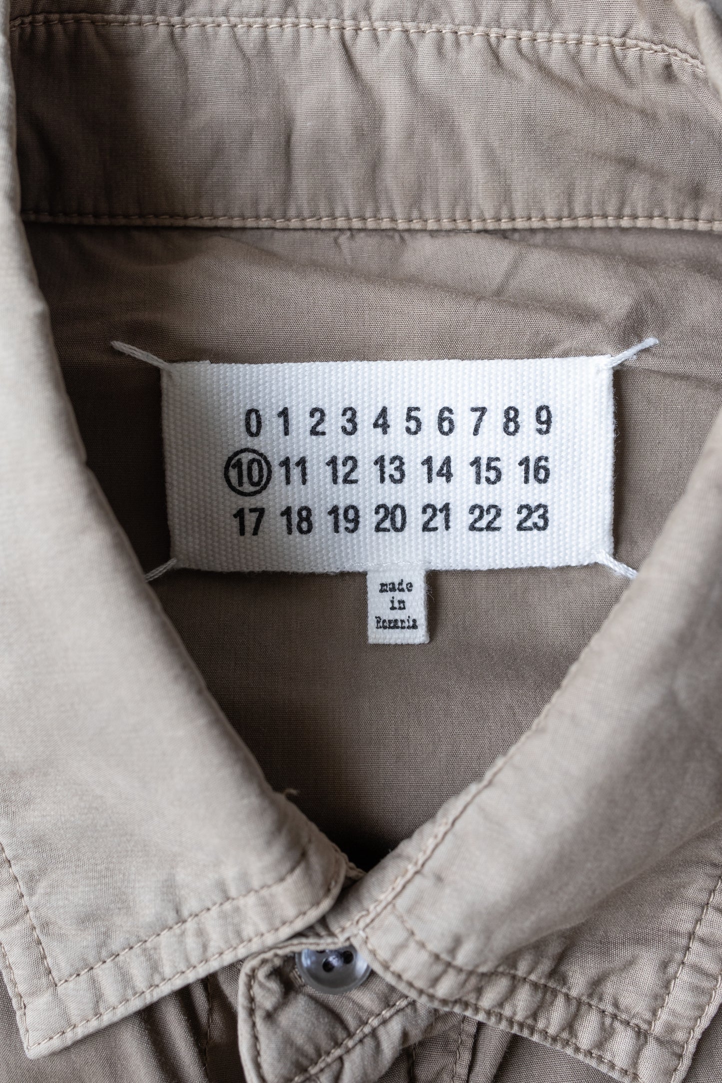 Maison Margiela Brown Button Up