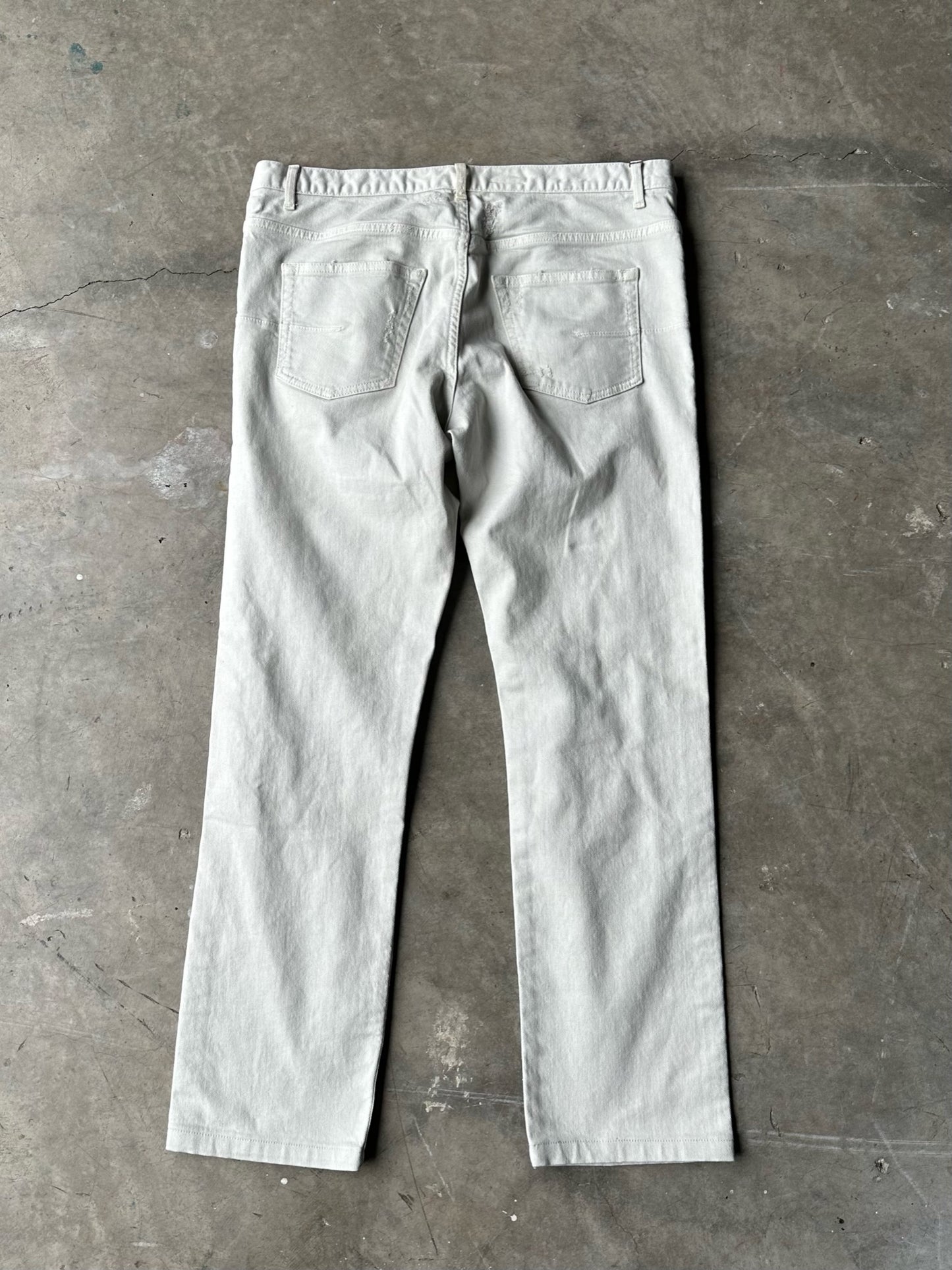 Dior Homme 2017 Distressed Crash Denim