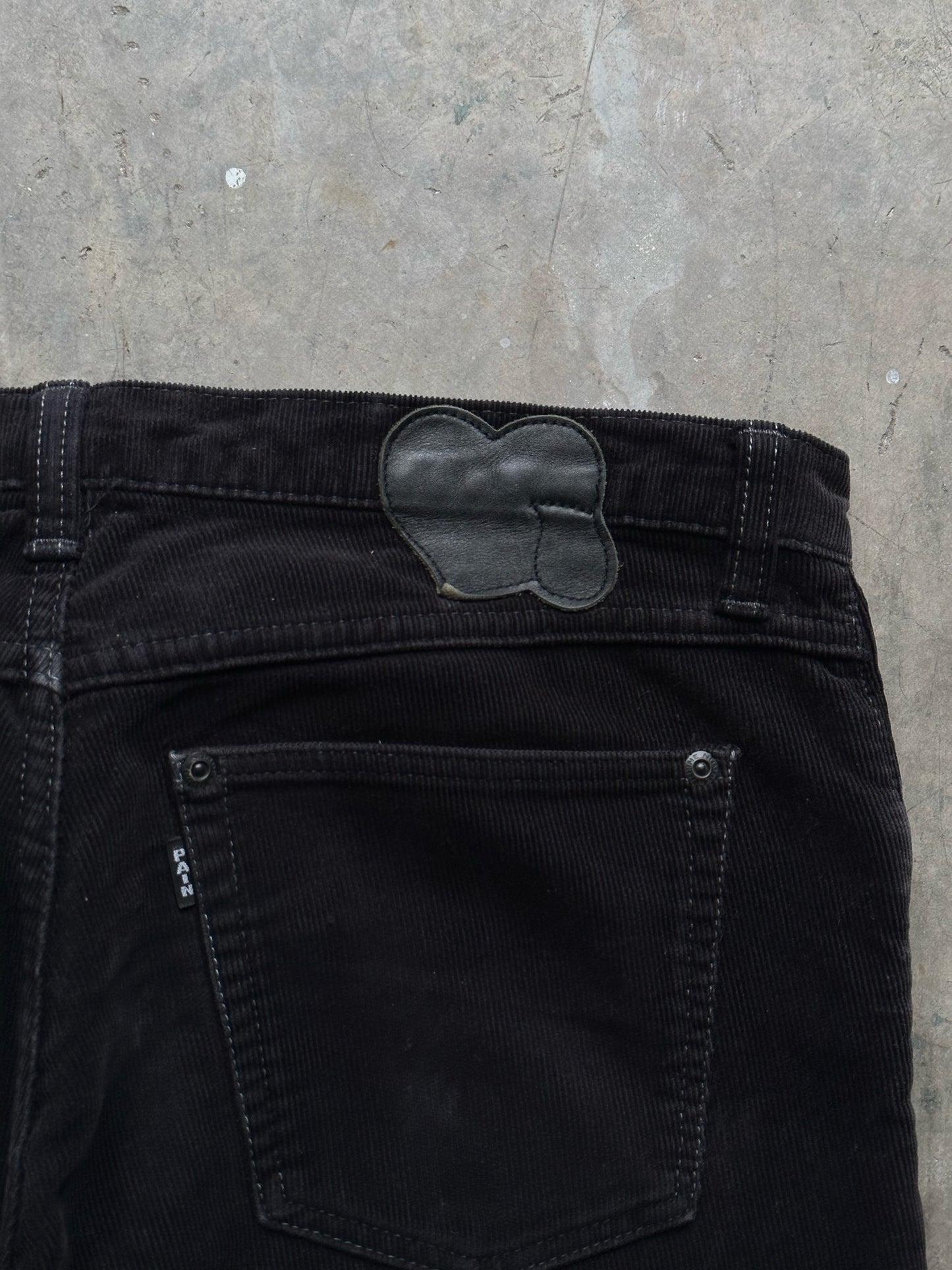 Number (N)ine A/W06 “Noir” Corduroy Pain Denim