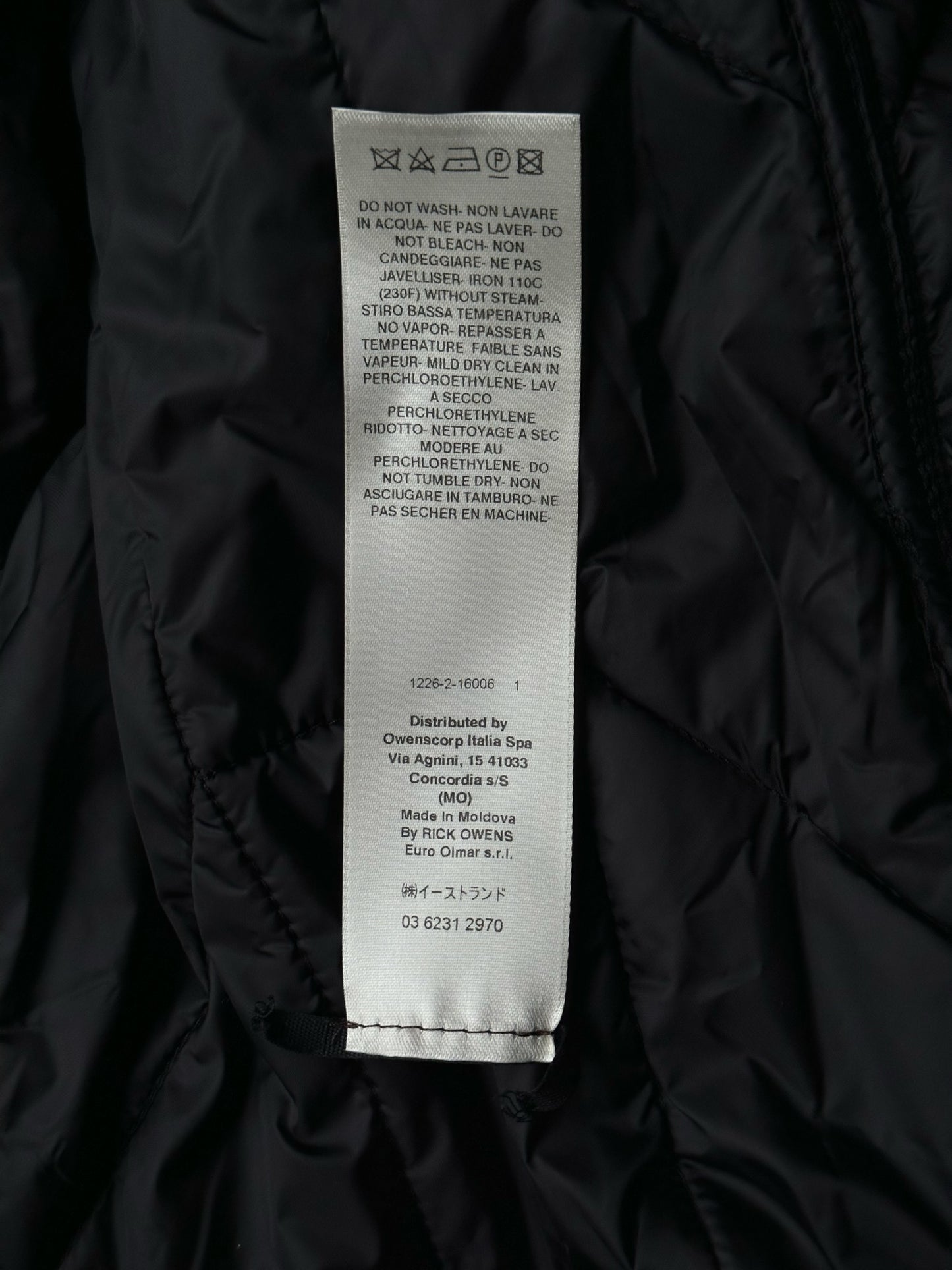 Rick Owens F/W20 Acid Jacket