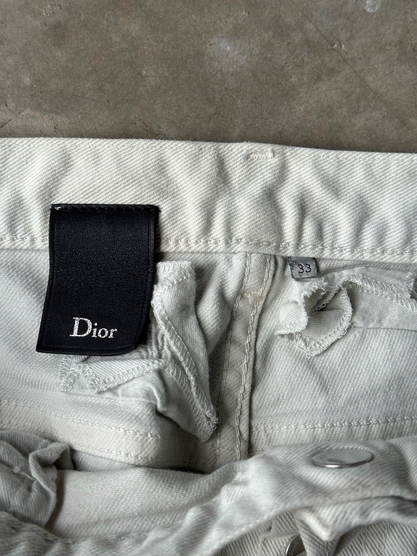 Dior Homme 2017 Distressed Crash Denim