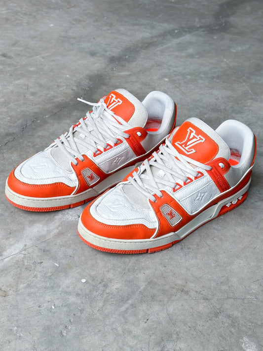 Louis Vuitton Orange Trainers