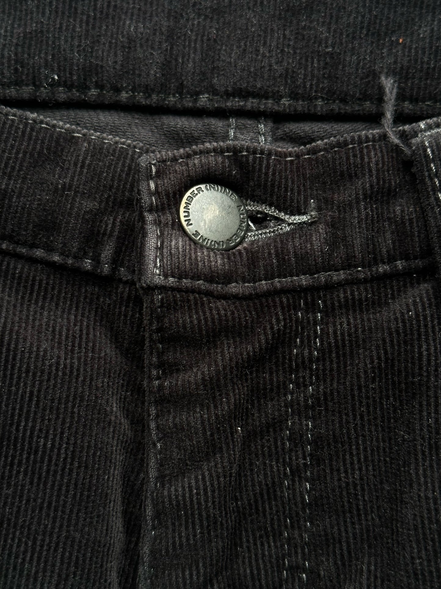 Number (N)ine A/W06 “Noir” Corduroy Pain Denim