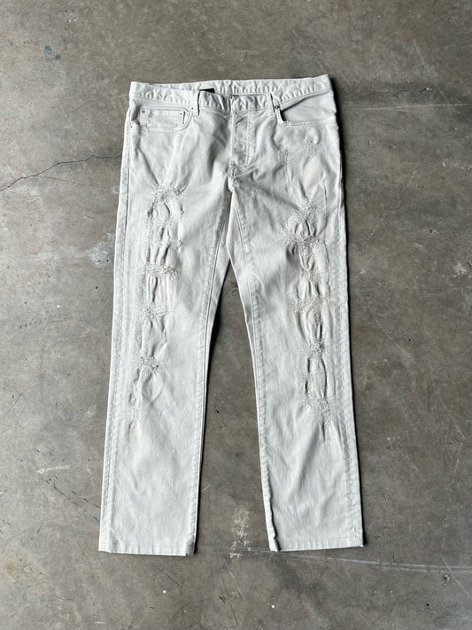 Dior Homme 2017 Distressed Crash Denim