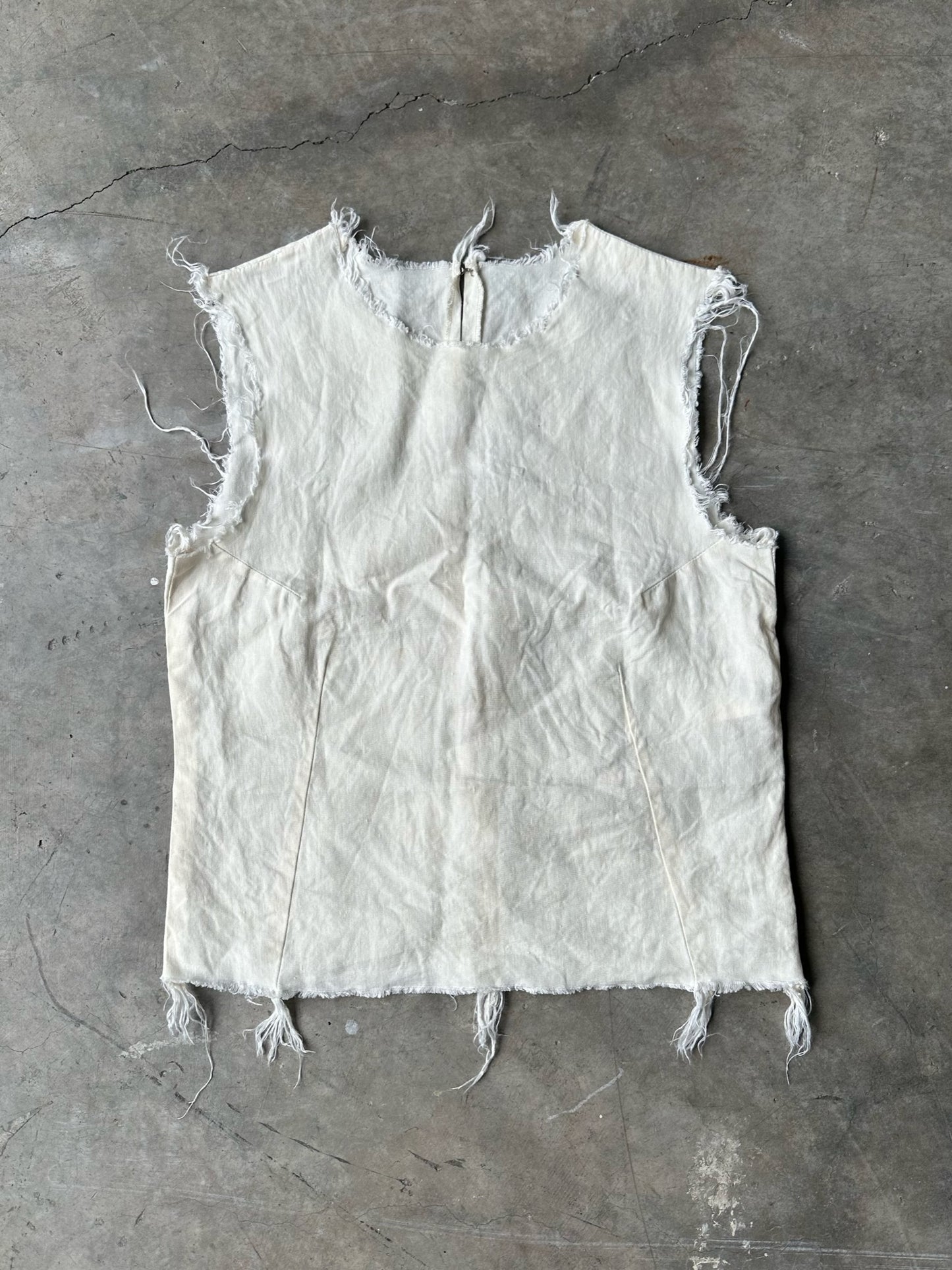 Maison Margiela Runway Distressed Tank Top