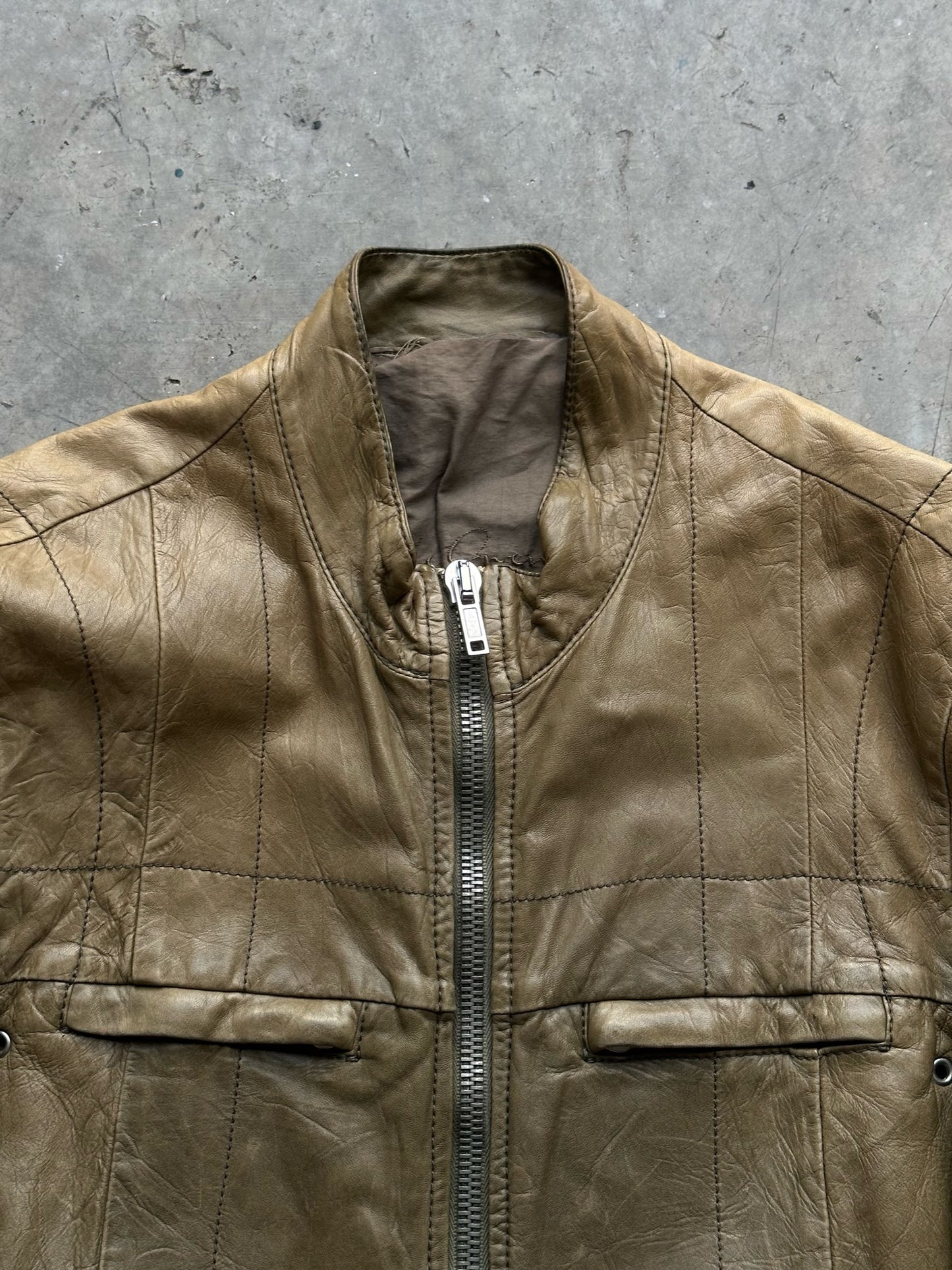 Rick Owens Brown Military Jacket