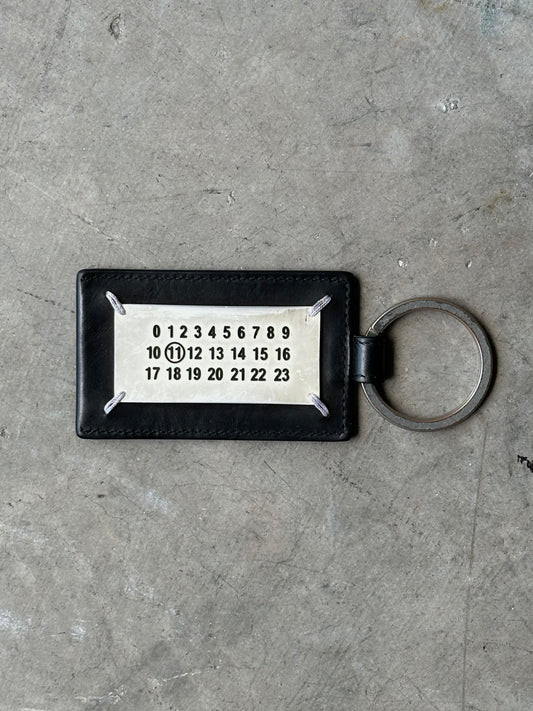 Maison Margiela Leather Paint Splatter Key Chain