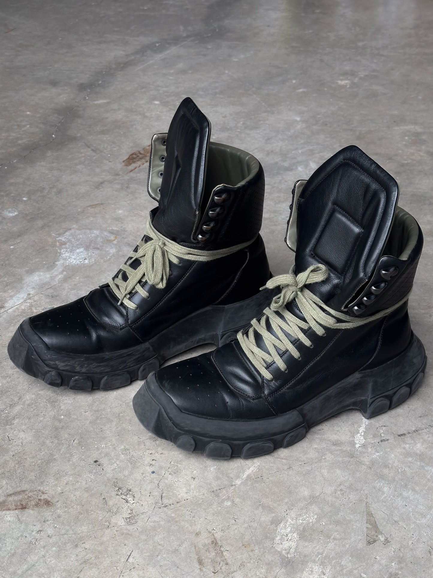 Rick Owens Tractor Boots High Tops