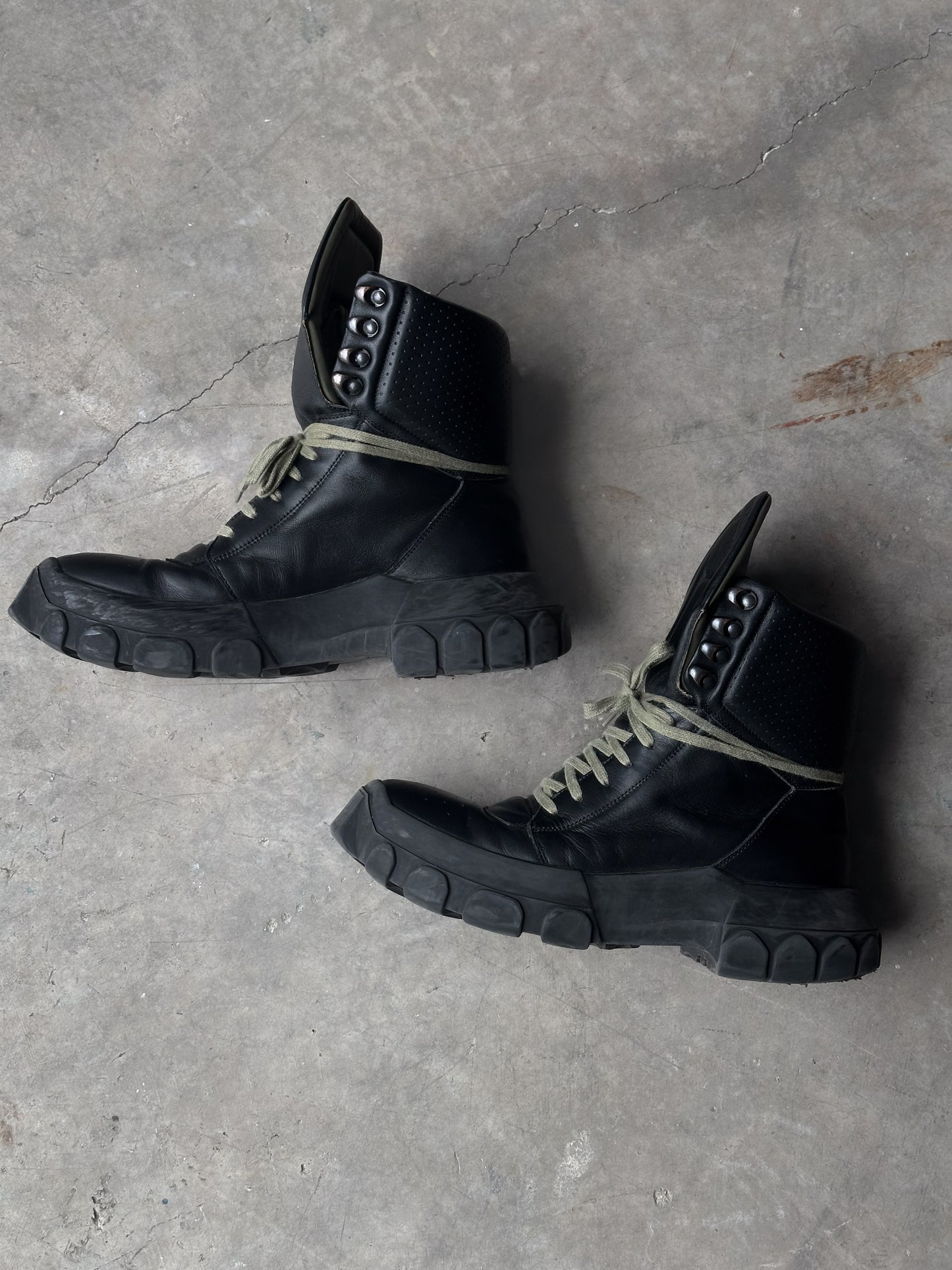 Rick Owens Tractor Boots High Tops