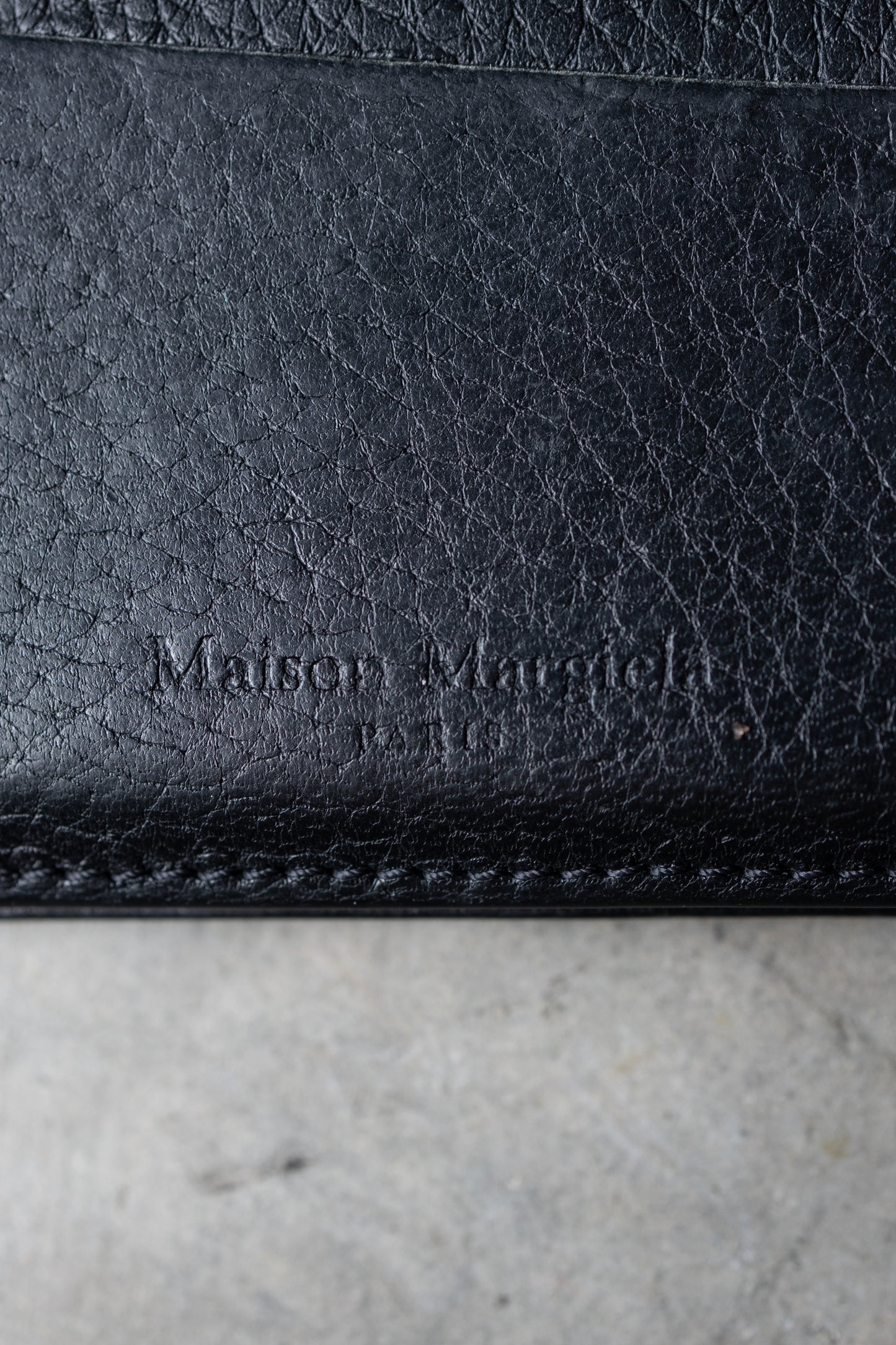 Maison Margiela Black Bifold Card Holder