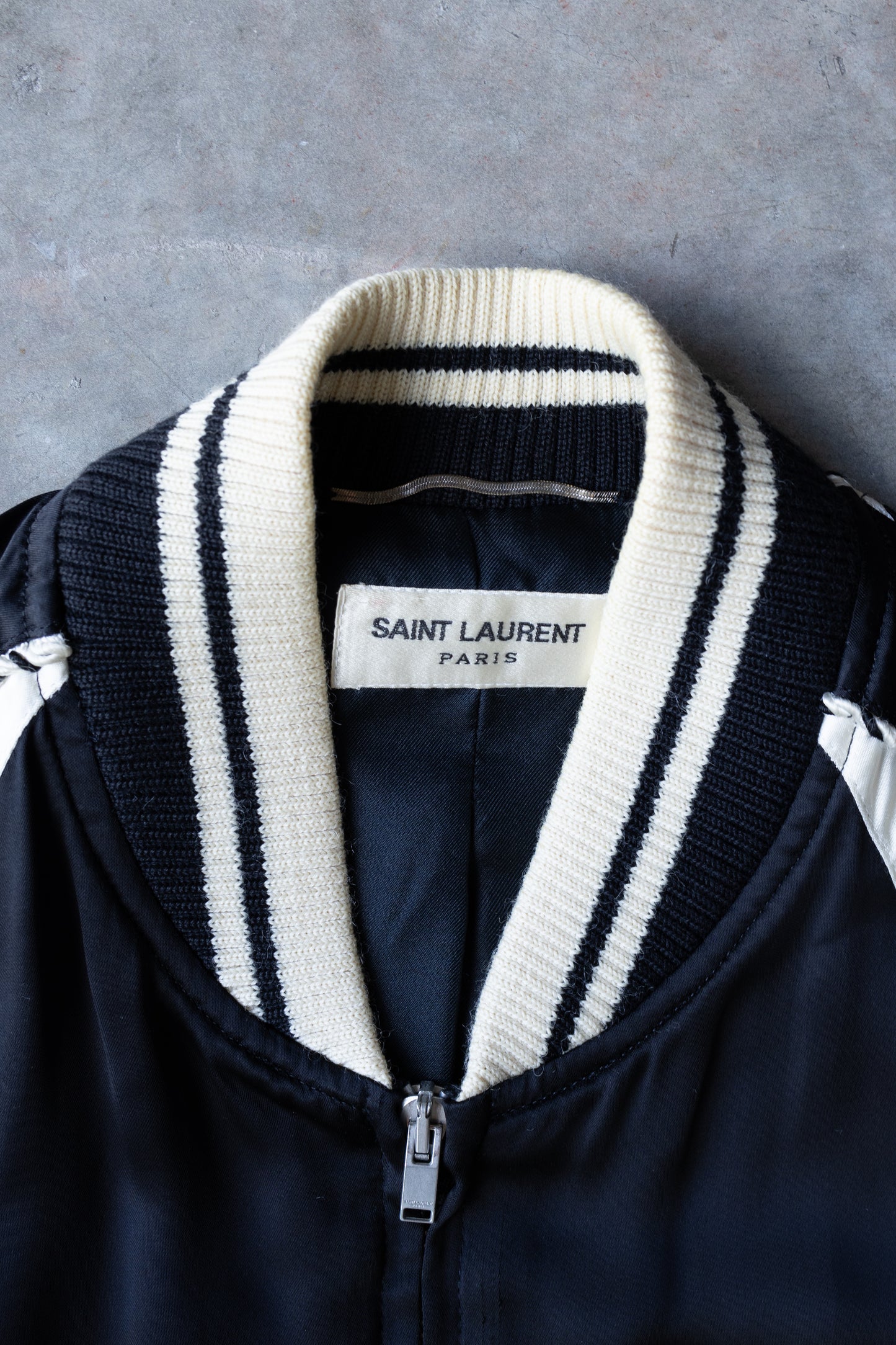 Saint Laurent 2013 Satin Teddy Jacket