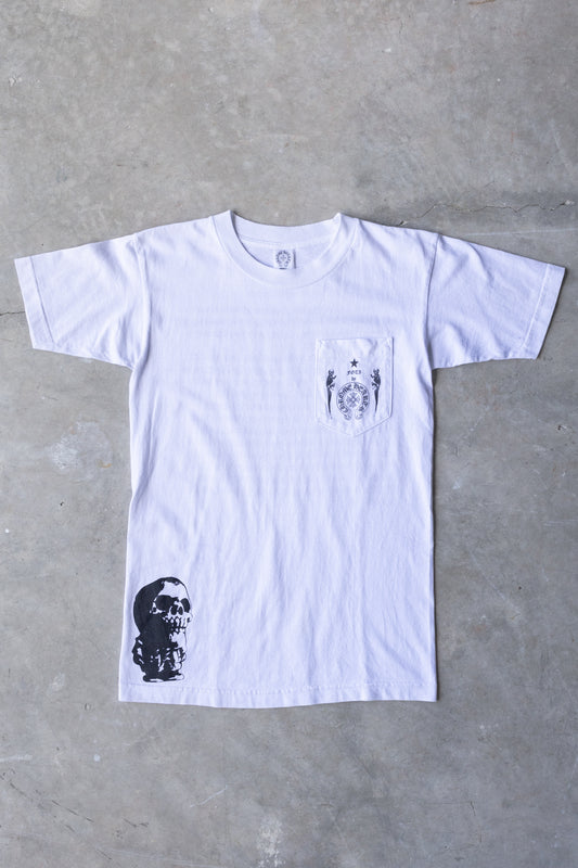 Chrome Hearts Foti Skull Cow Pocket Tee