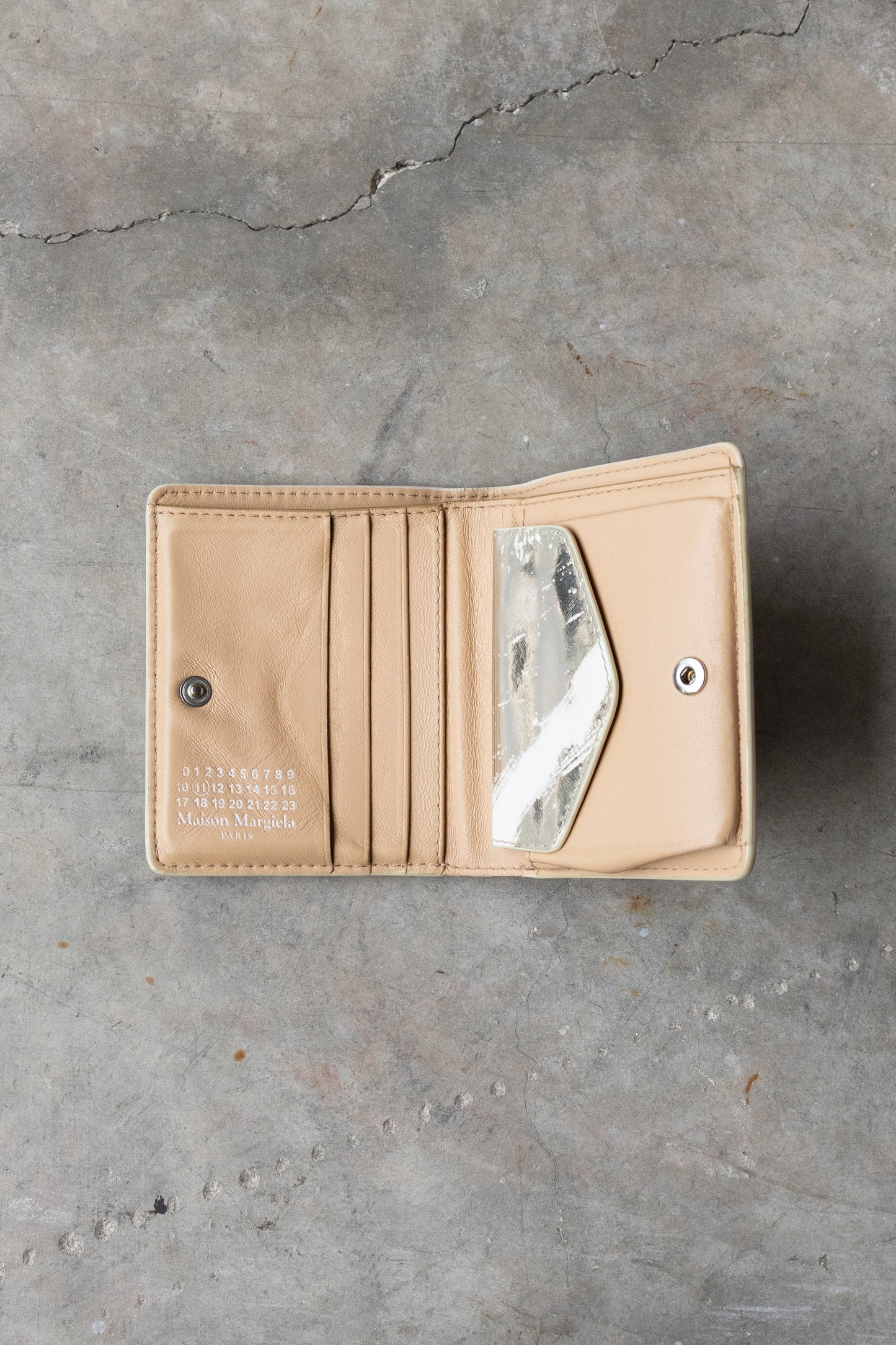 Maison Margiela White/Gold Wallet