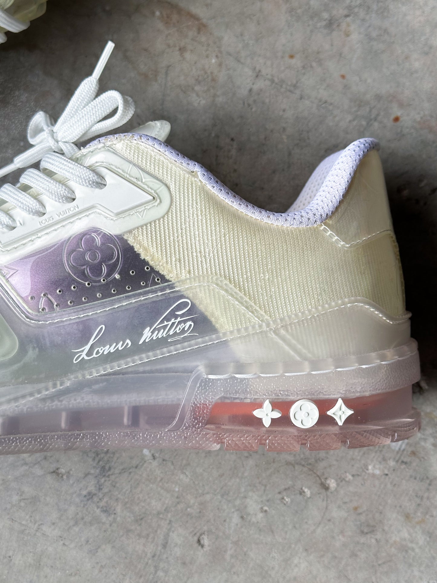 Louis Vuitton Clear Trainers