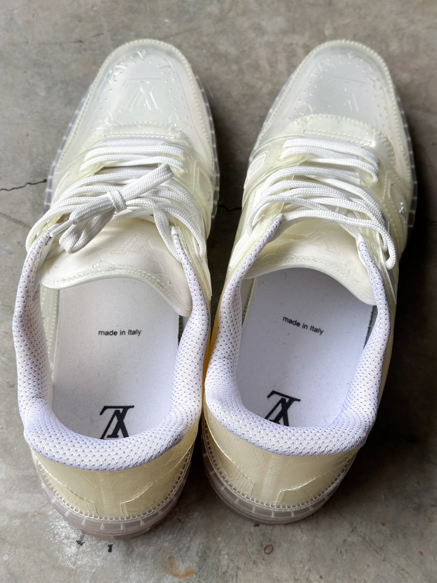 Louis Vuitton Clear Trainers