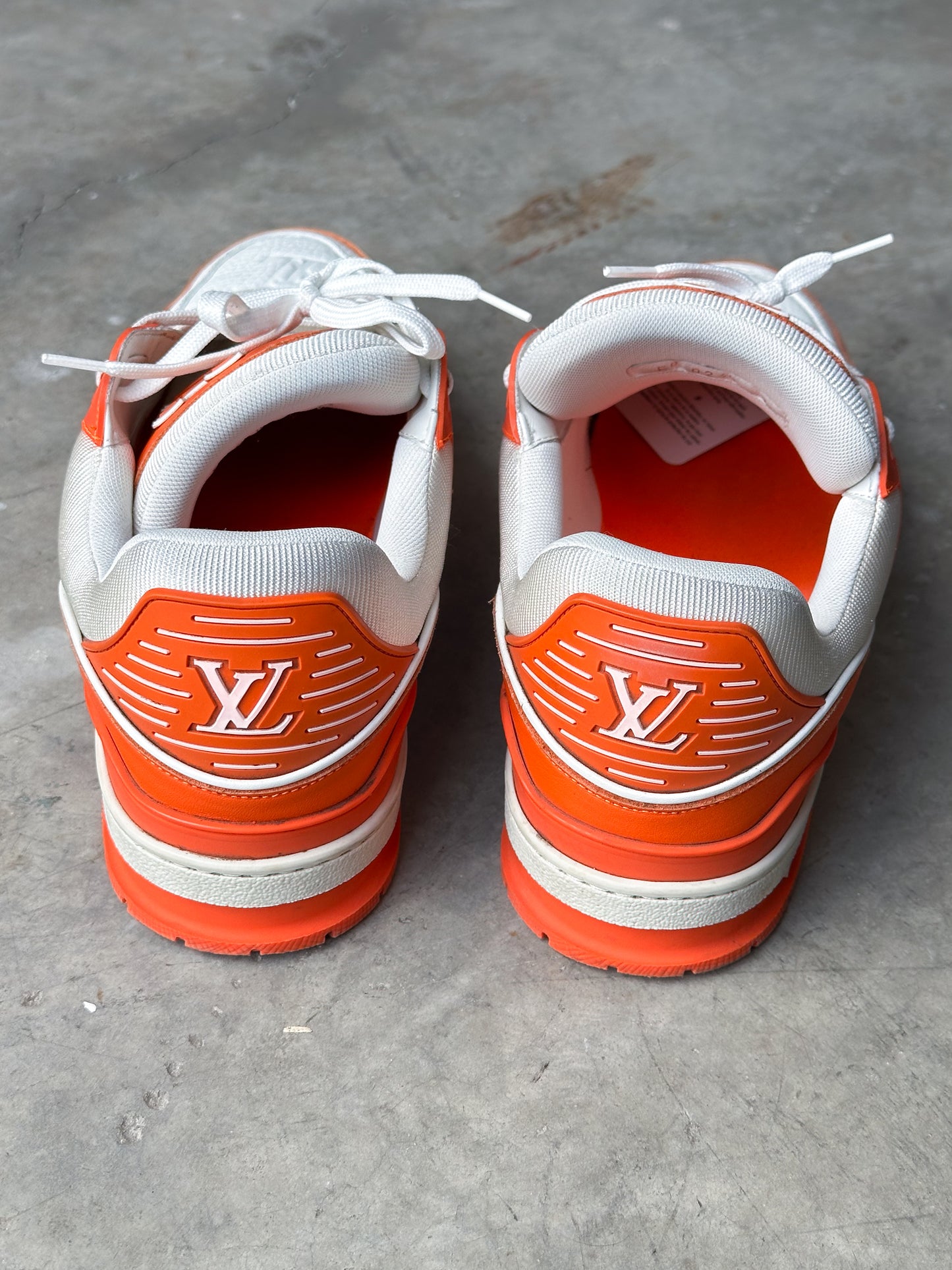 Louis Vuitton Orange Trainers