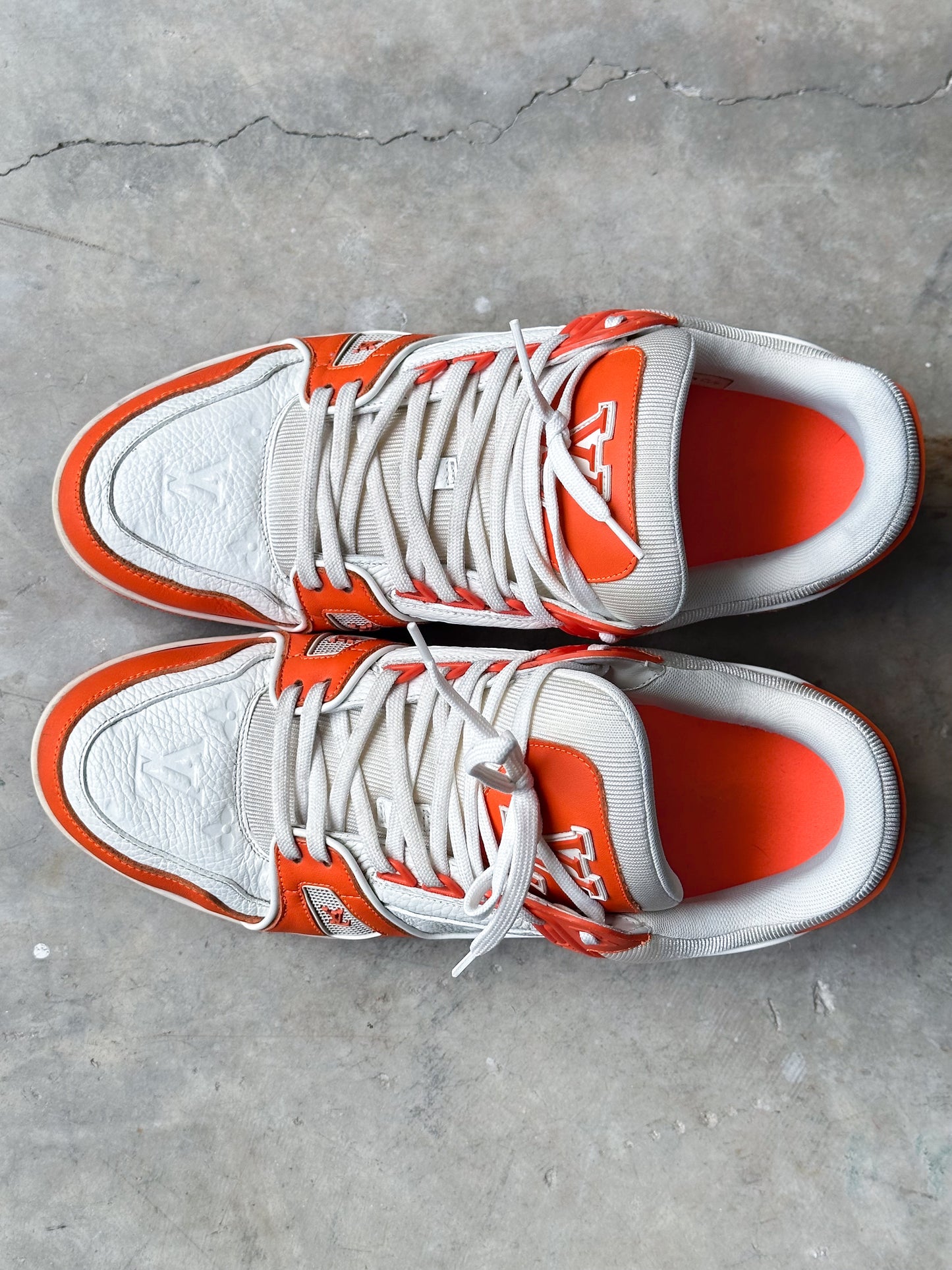 Louis Vuitton Orange Trainers