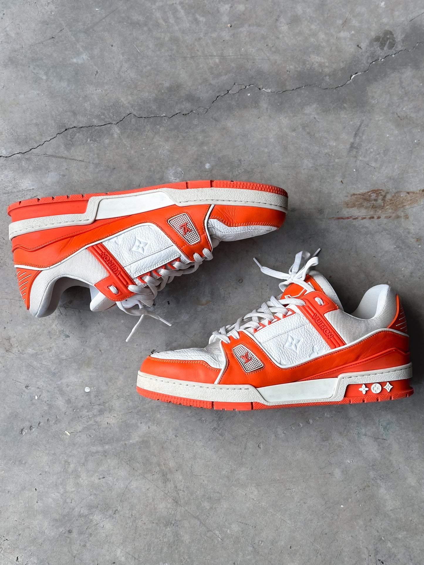 Louis Vuitton Orange Trainers