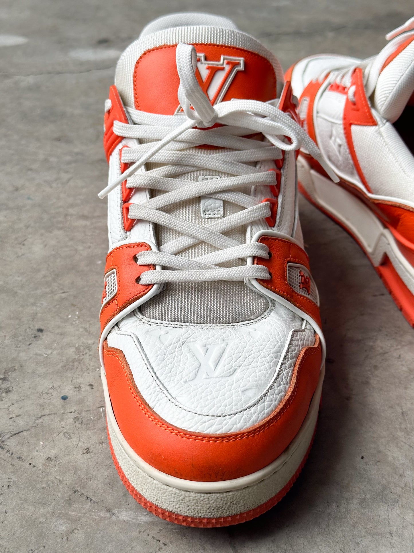 Louis Vuitton Orange Trainers