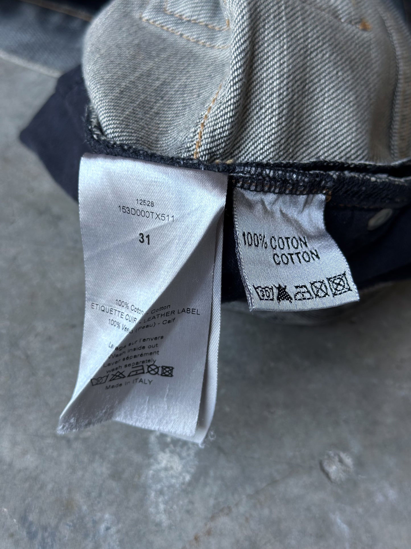 Dior Homme Grey Denim