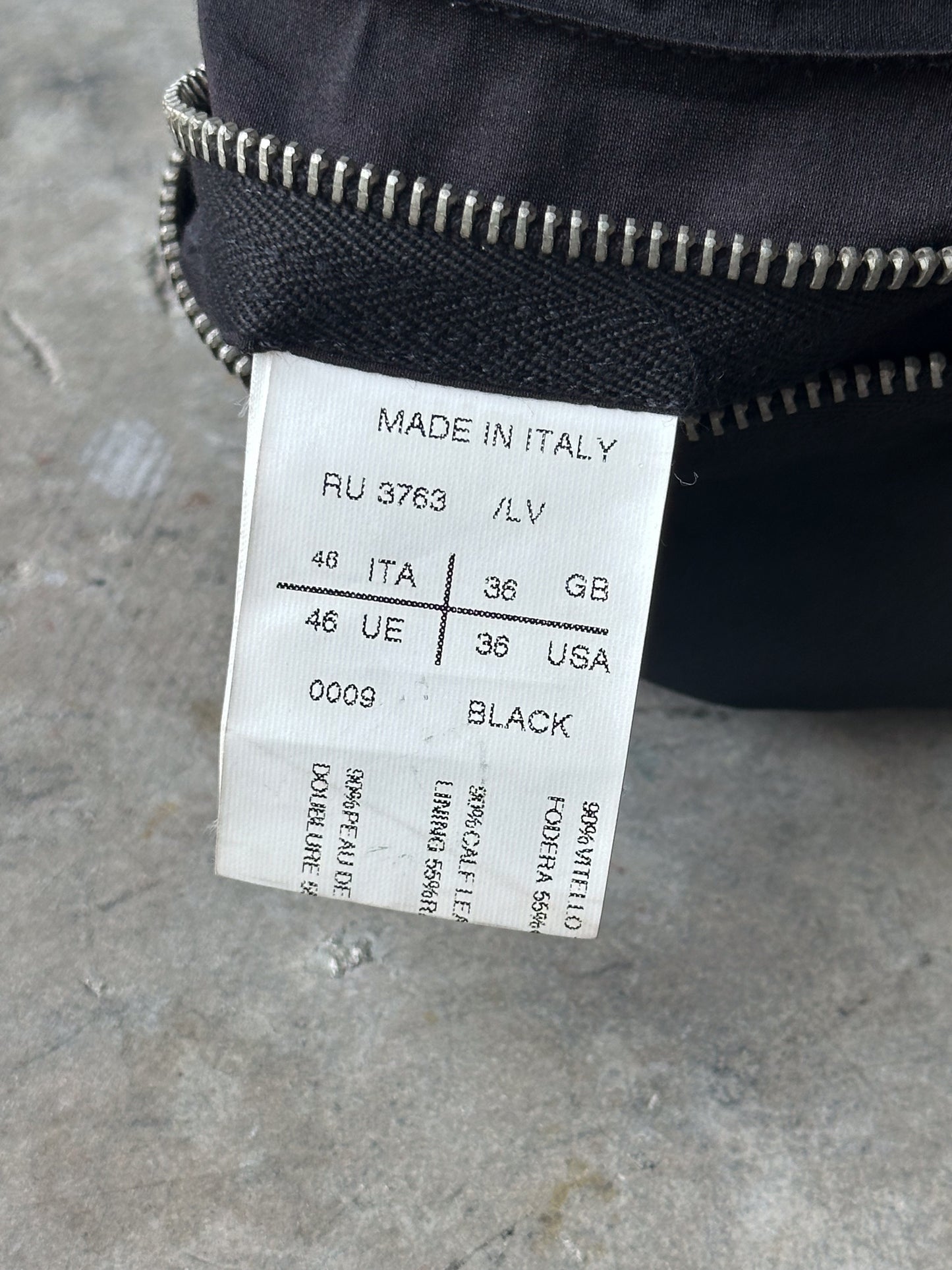 Rick Owens Leather Rider Jacket