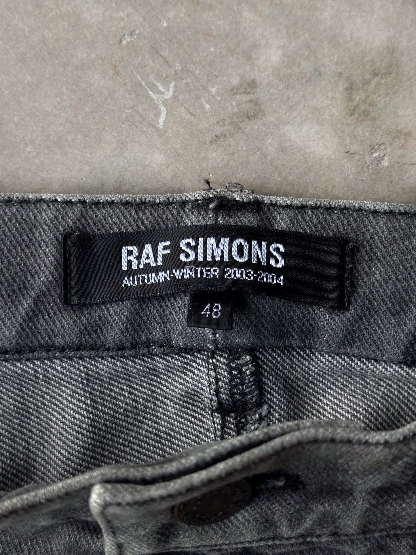 Raf Simons A/W03-04 Closer Denim