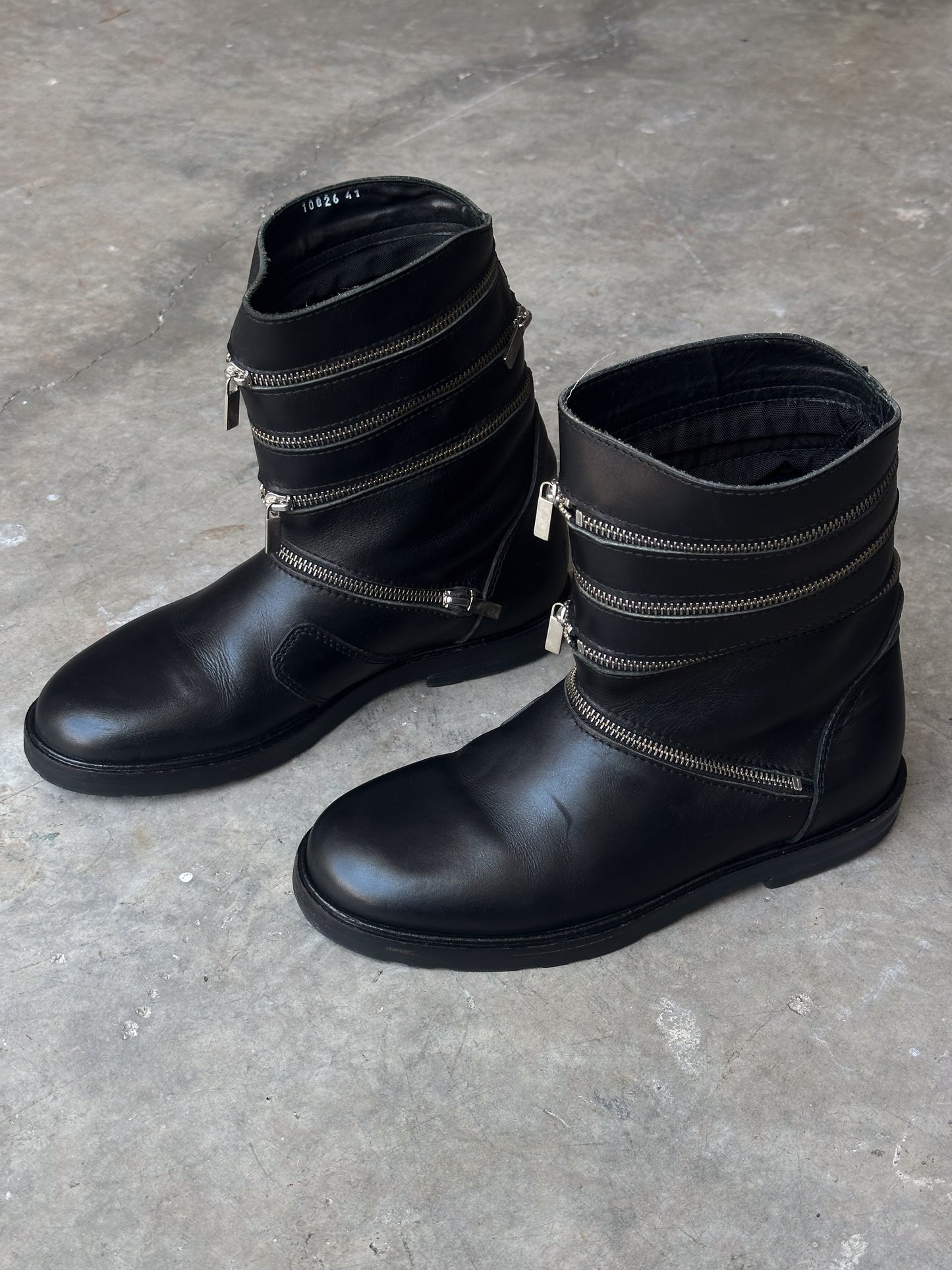 Raf Simons A/W06-07 Accordion Boots