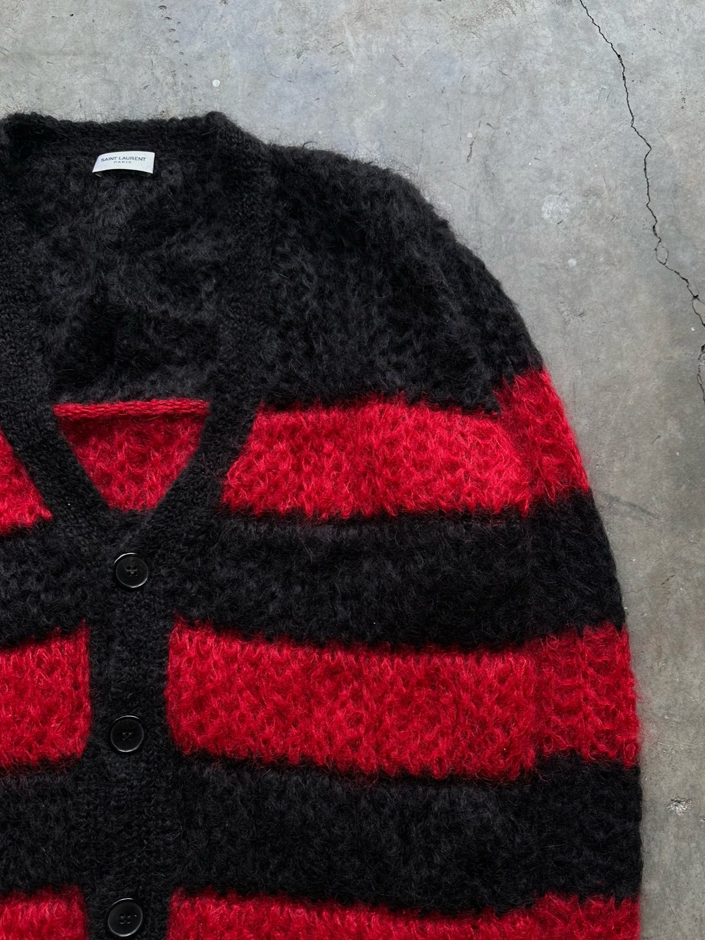 Saint Laurent F/W2013 Mohair Cardigan Knit