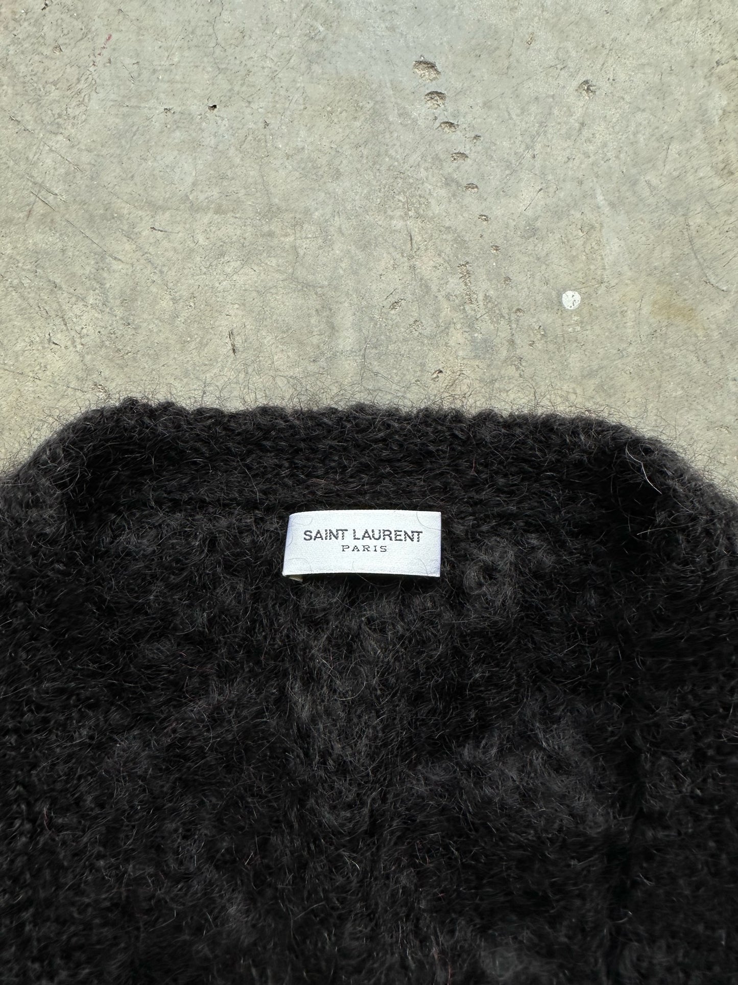 Saint Laurent F/W2013 Mohair Cardigan Knit