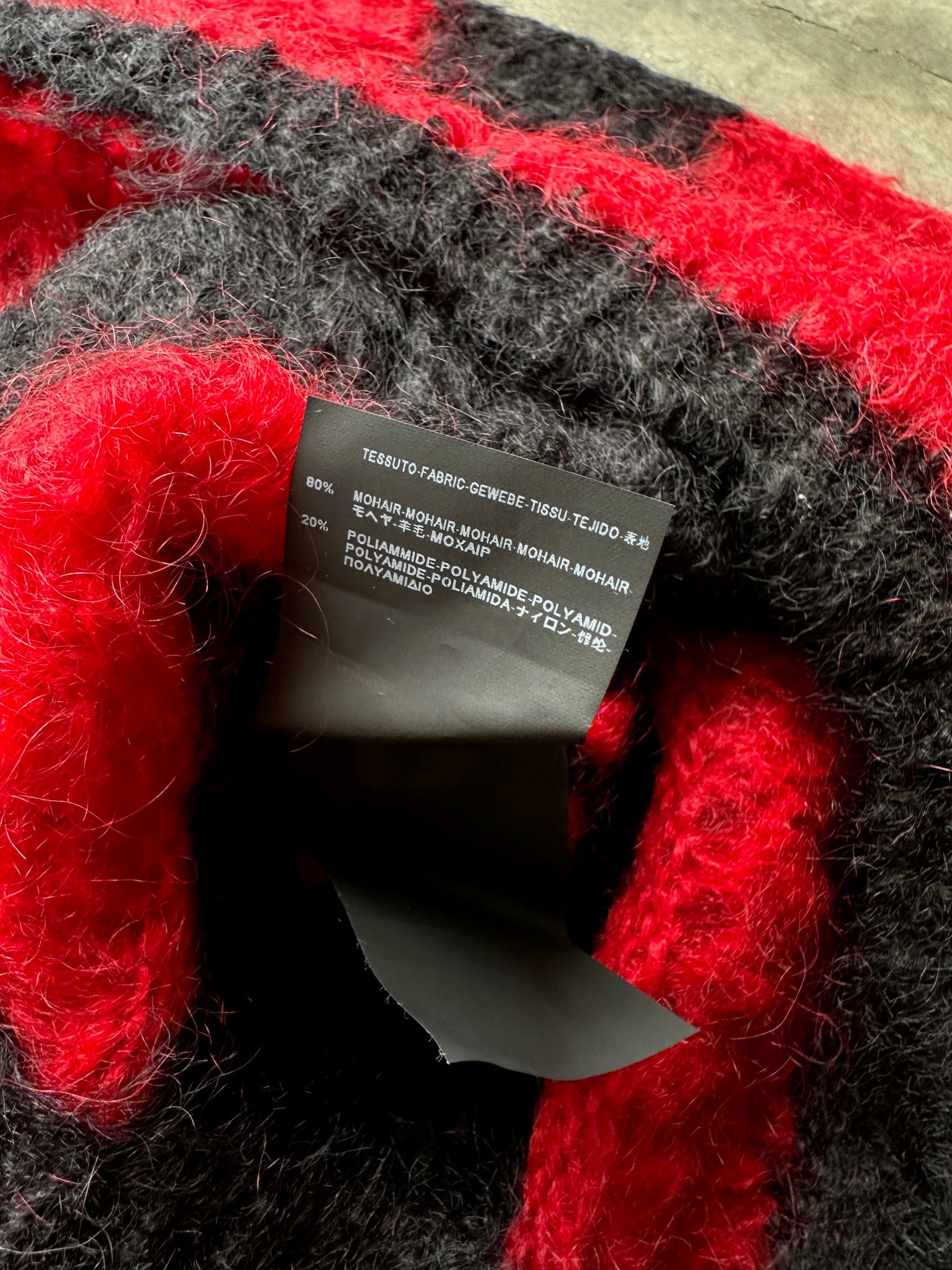 新品工具 17AW SAINT LAURENT mohair knit fire | solar-laser.com