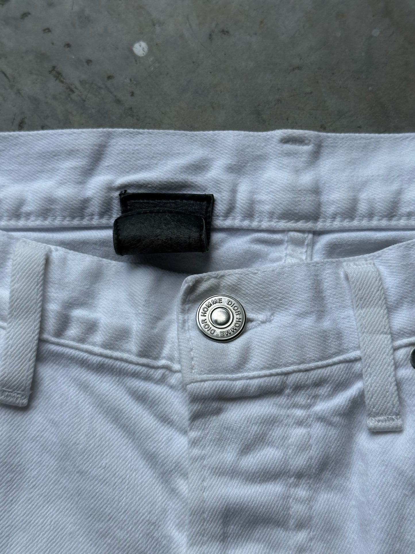 Dior White Denim